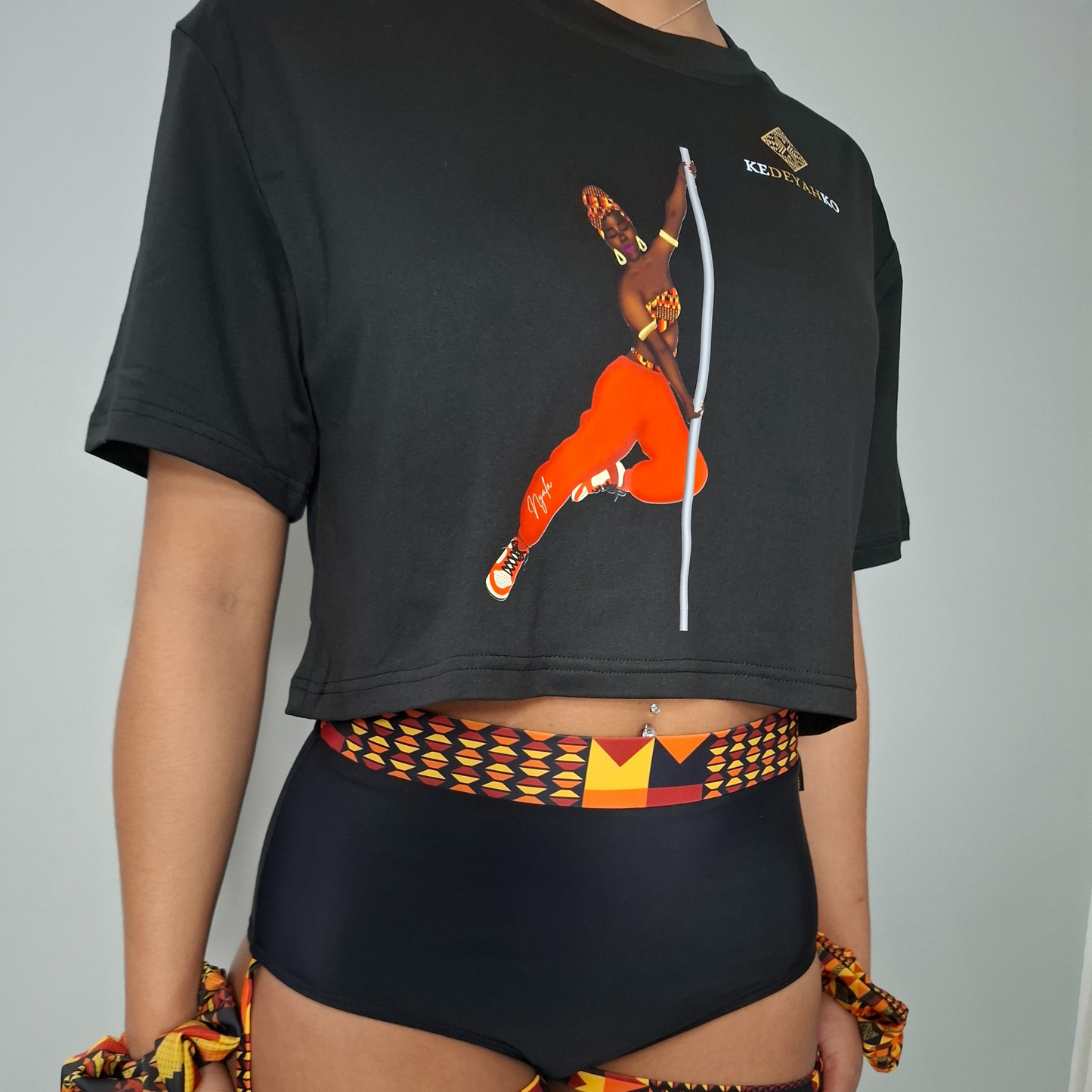 Nyala Nubian Pole Kween Crop Top