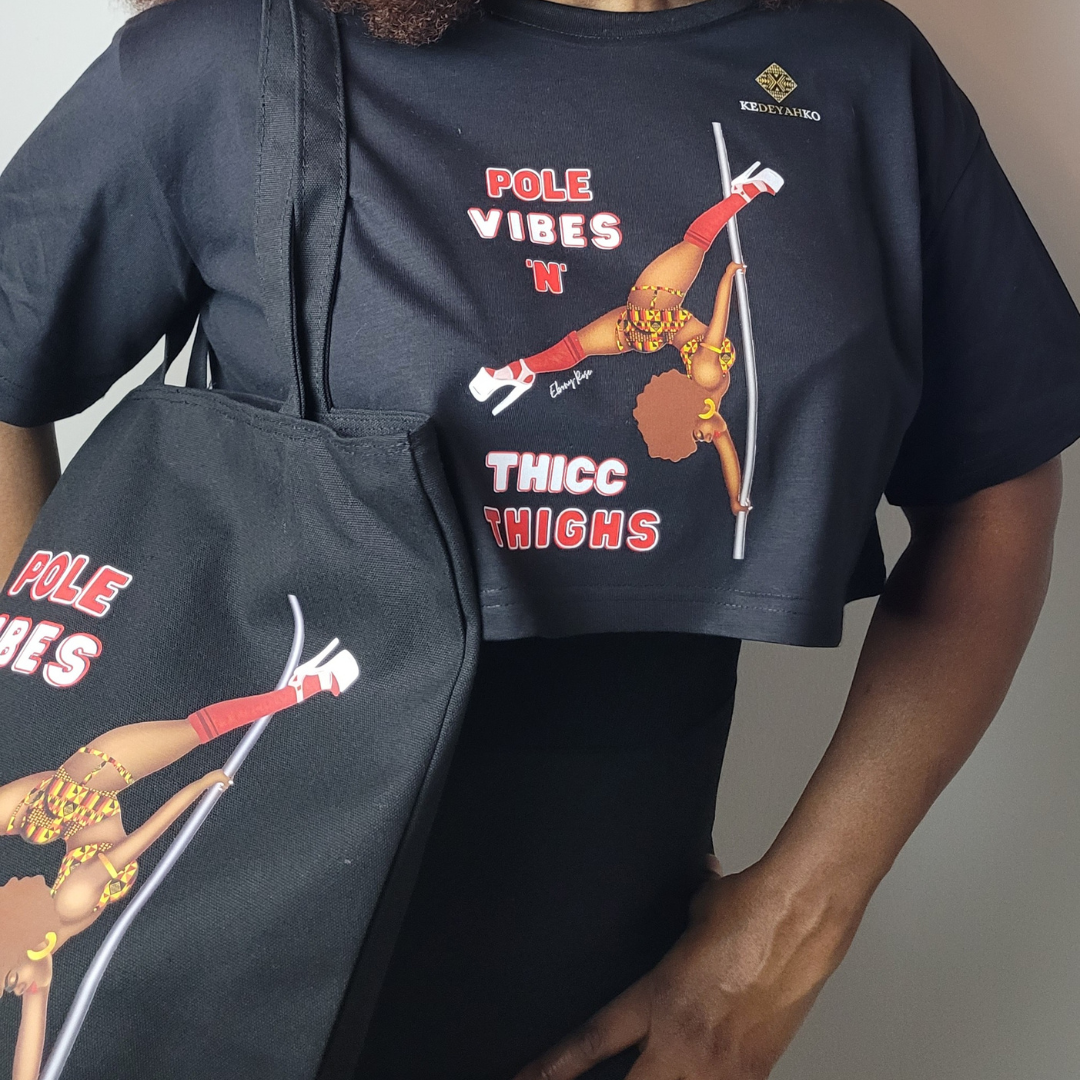 Pole Vibes 'N' Thicc Thighs Crop Top