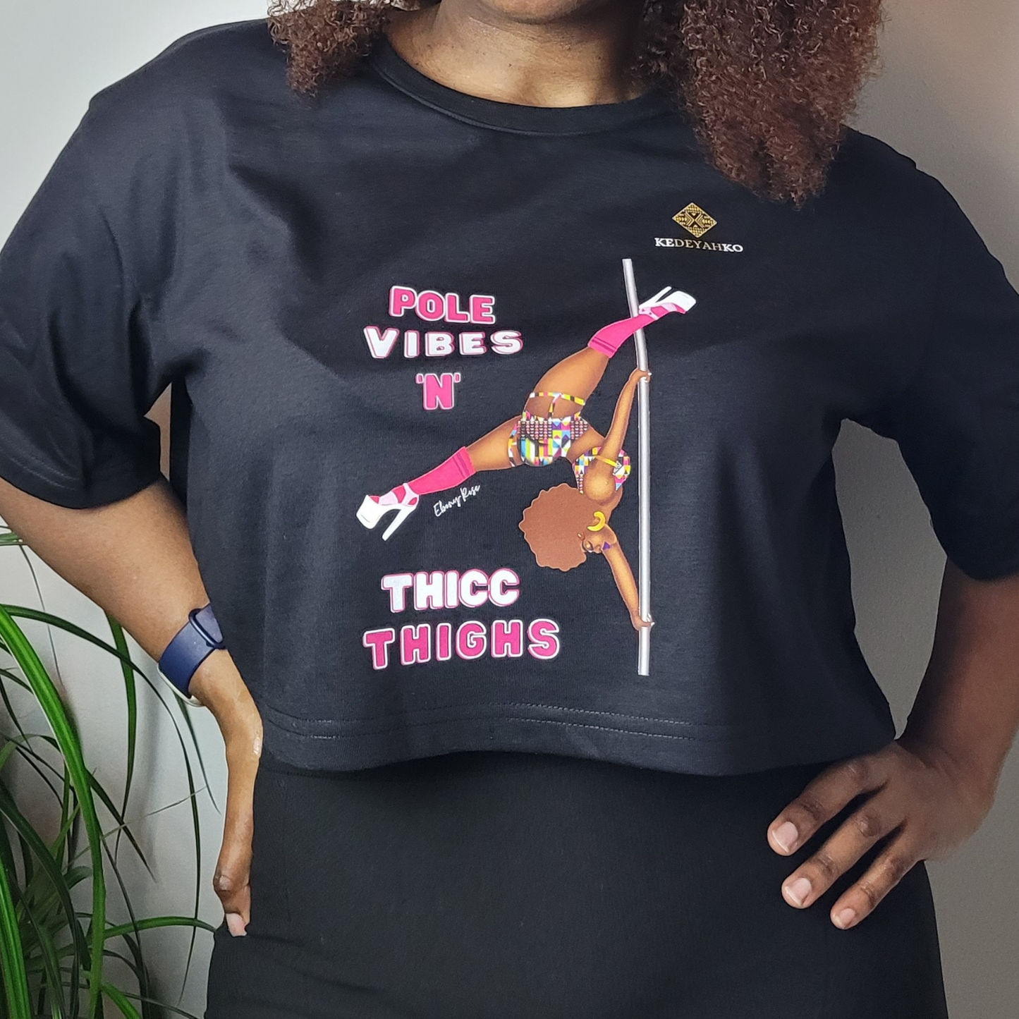 Pole Vibes 'N' Thicc Thighs Crop Top