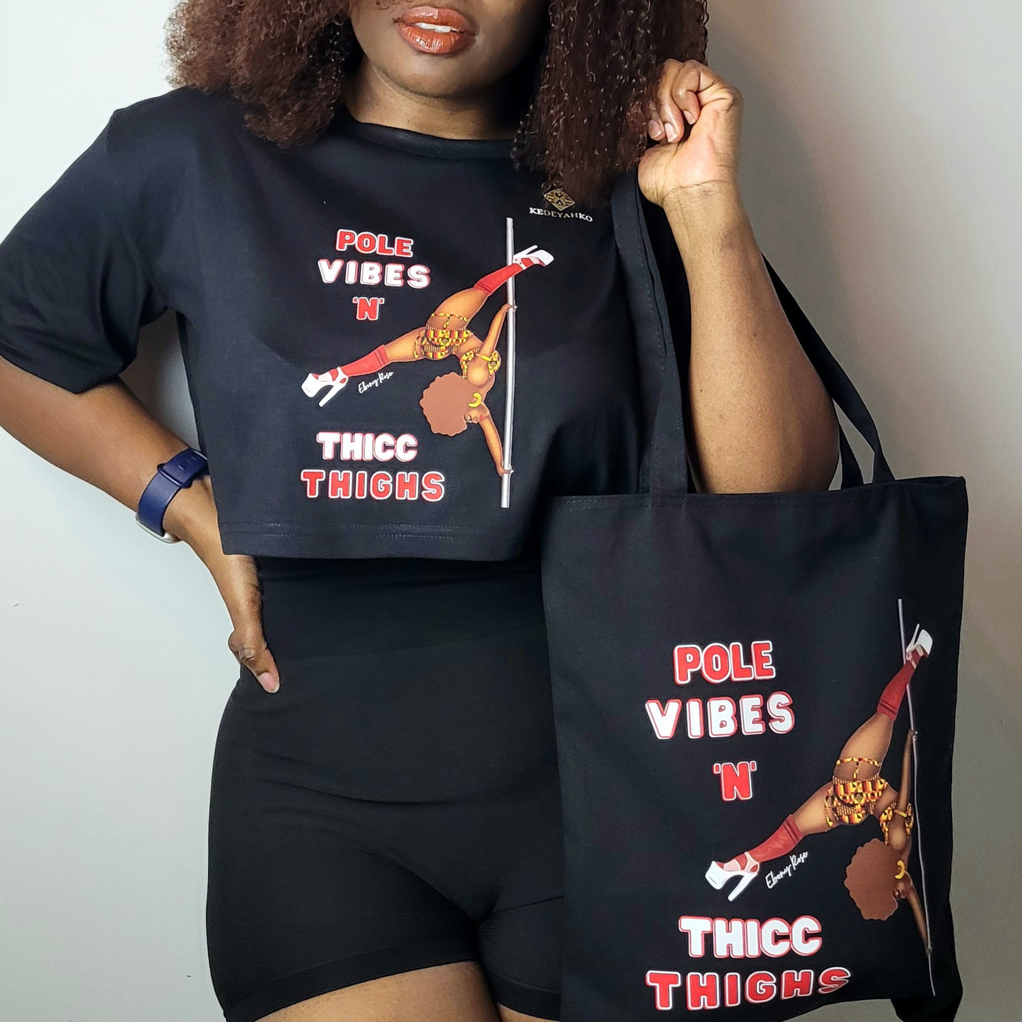 Pole Vibes 'N' Thicc Thighs Crop Top