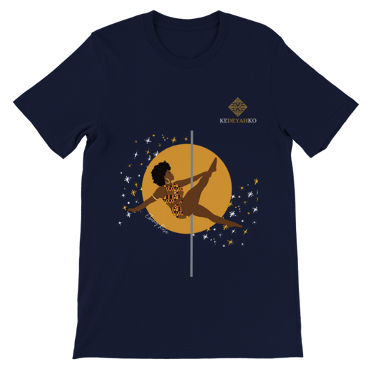 Sample Sale - Ebony-Rose:  “Point Your Toes” Unisex T-shirts - Navy - Medium