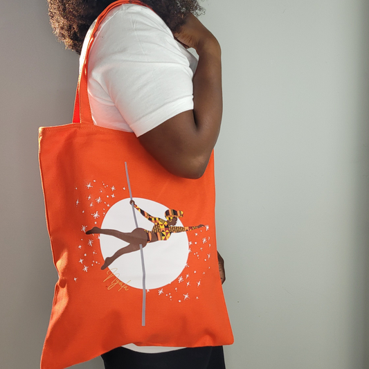 Kedeyahko Kweens "Tangerine Dream" Nyala Tote Bag (LIMITED EDITION)