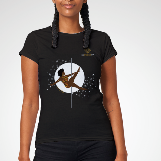 Ebony-Rose Fitted T-Shirt