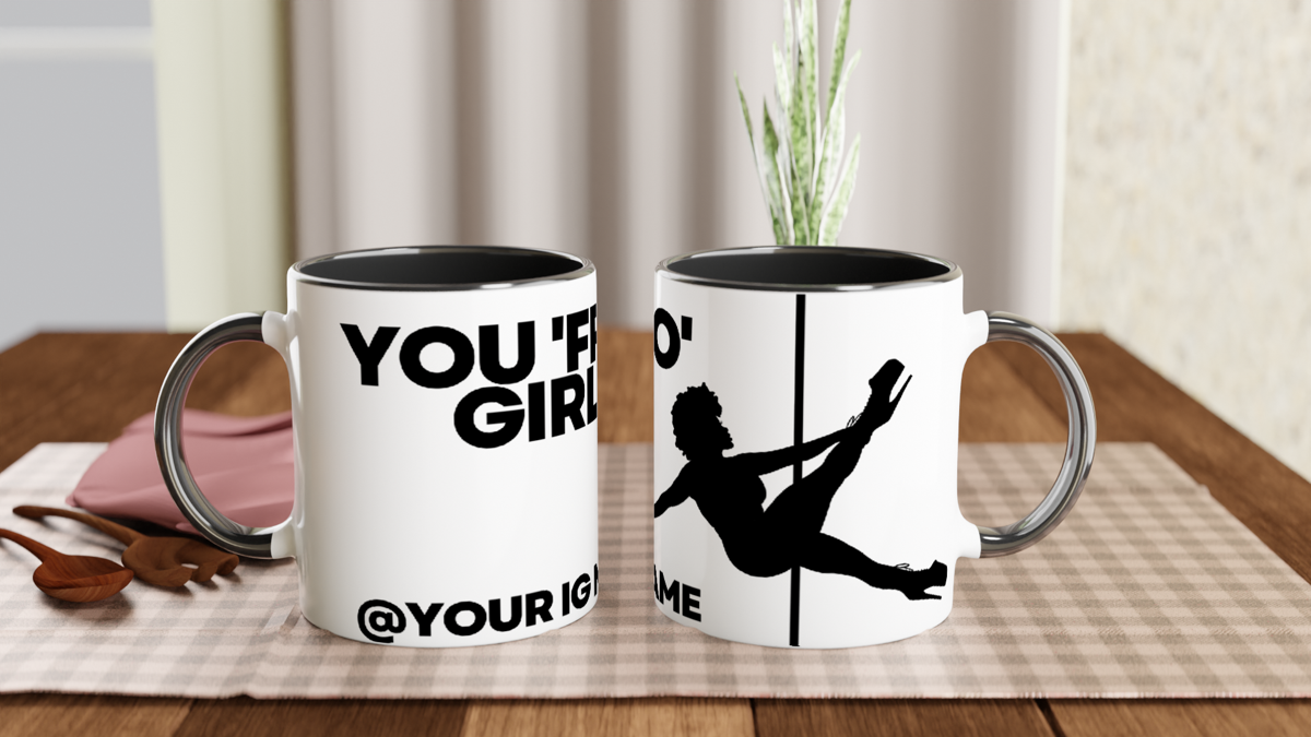 Personalised Kedeyahko ceramic 11oz mug