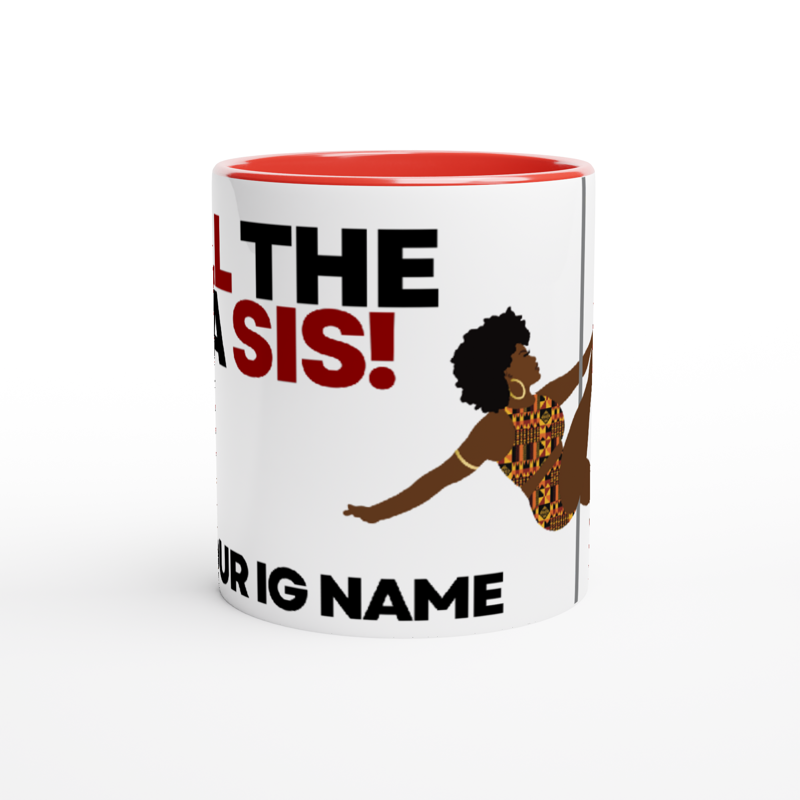 Personalised Kedeyahko ceramic 11oz mug