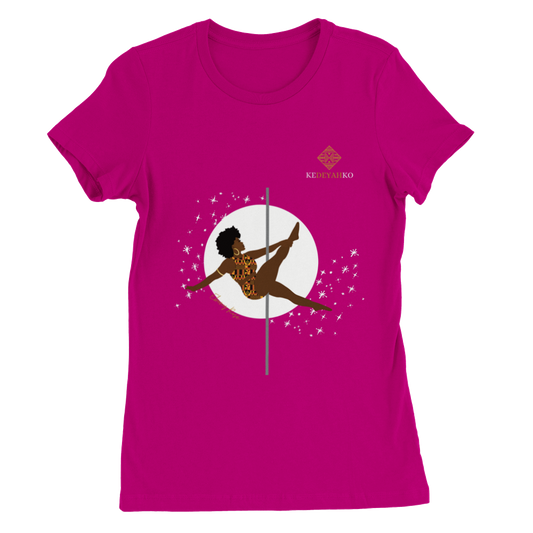 Ebony-Rose Premium Fitted T-Shirt