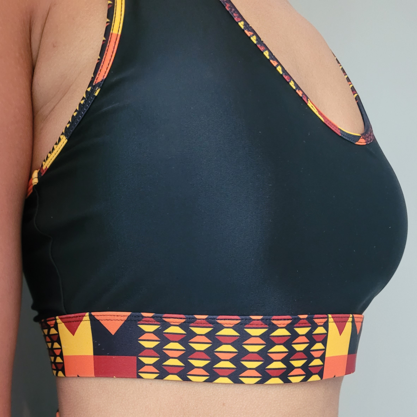 Onyx-Blaze Racerback Bra Top