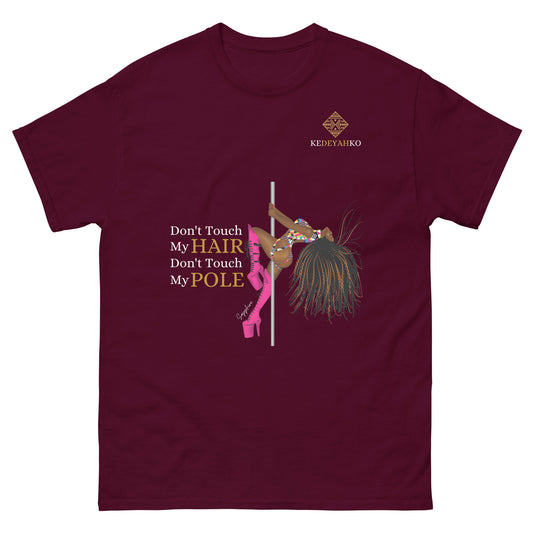 Sample Sale - Sapphire  “Don't Touch My Hair” Unisex T-shirt - Plum