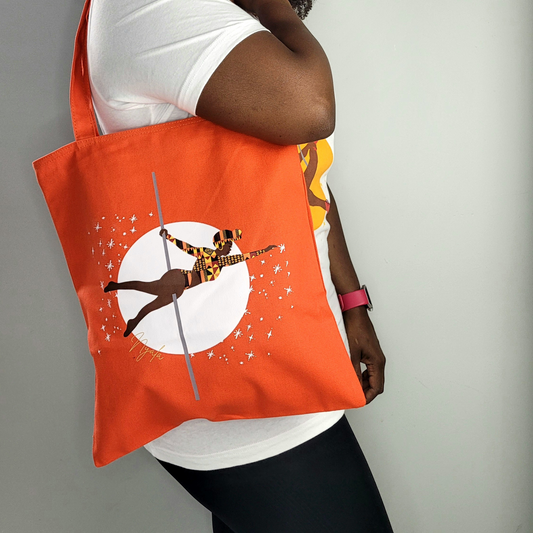 Kedeyahko Kweens "Tangerine Dream" Nyala Tote Bag (LIMITED EDITION)