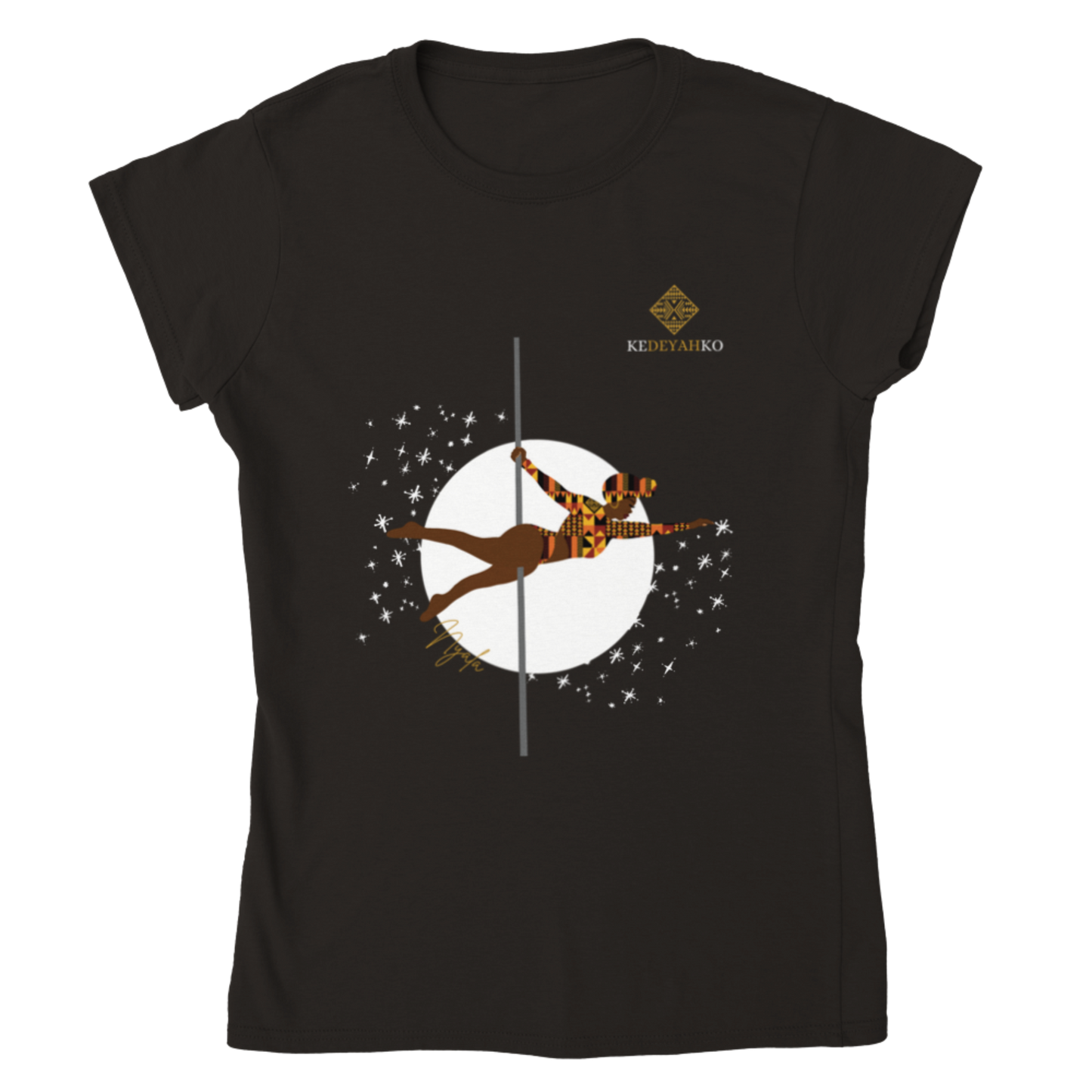 Nyala "Nubian Queen" fitted T-Shirt